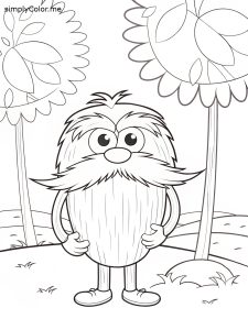 The lorax coloring sheet The lorax coloring sheet