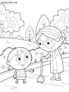 Try a little kindness coloring page