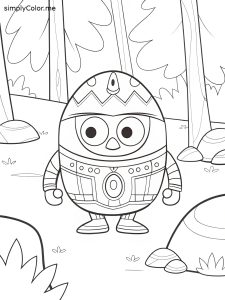 Wild robot coloring sheet Wild robot coloring sheet