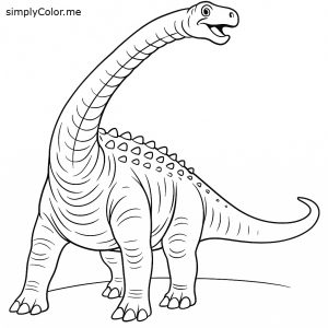 Apatosaurus coloring page printable