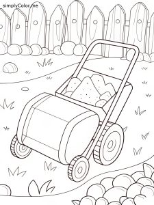 Compost aerator coloring page Compost aerator coloring page