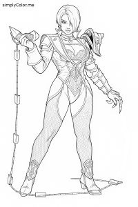 Ivy Valentine coloring page printable Ivy Valentine coloring page printable