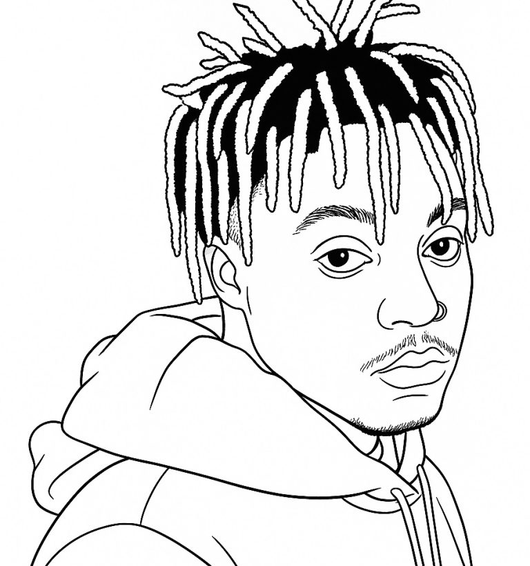 Juice WRLD coloring page - Simply color me