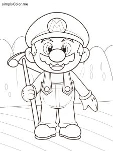 Mario pics to color