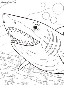 Megalodon coloring