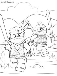 Ninjago color page Ninjago color page