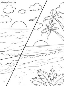 Ocean coloring sheet Ocean coloring sheet
