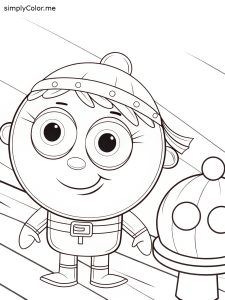 Paul coloring sheet