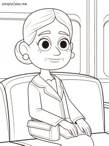 Rosa parks coloring page printable Rosa parks coloring page printable