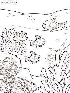 Coral coloring pictures Coral coloring pictures