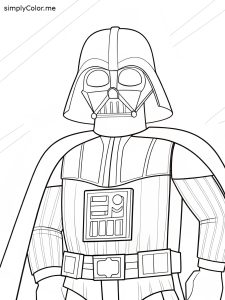 Darth vader color sheet Darth vader color sheet
