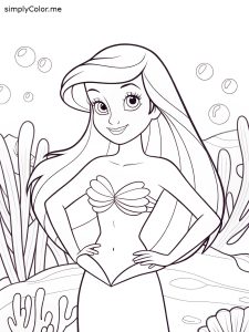 Disney princess ariel coloring page Disney princess ariel coloring page