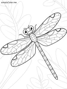 Dragonfly color sheet