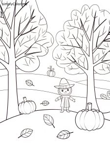 Fall coloring sheet preschool Fall coloring sheet preschool
