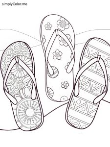 Flip flop color sheet