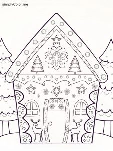 Free christmas coloring sheet for adults