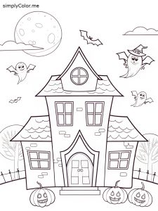 Free halloween coloring sheet printable Free halloween coloring sheet printable