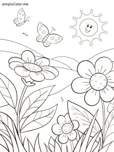 Free spring color sheet Free spring color sheet