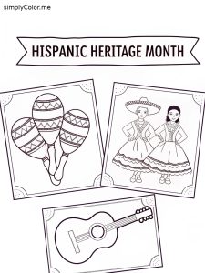Hispanic Heritage Month coloring sheet free Hispanic heritage month coloring sheet free