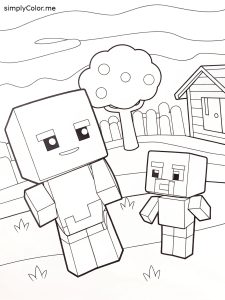 Minecraft coloring sheet free Minecraft coloring sheet free