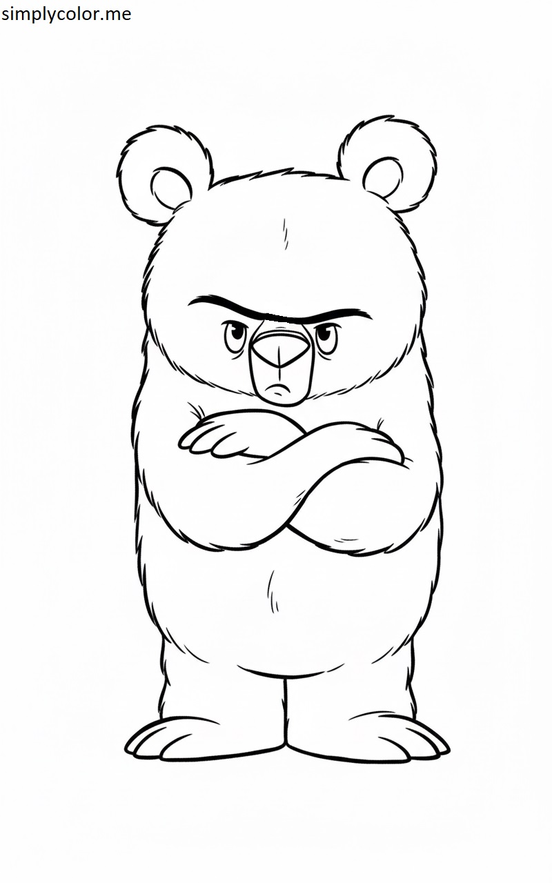 Mother Bruce coloring page