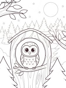 Owl house coloring page Owl house coloring page