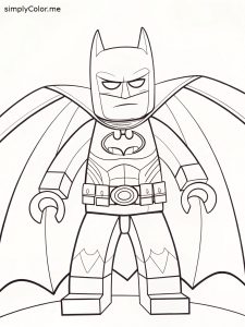 Printable batman coloring sheet