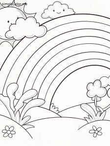 Rainbow high color sheet