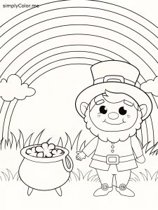 Saint patrick’s day coloring sheet free