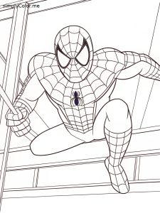 Spider man coloring sheet Spider man coloring sheet