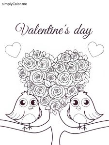St valentine coloring page St valentine coloring page