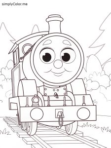 Thomas coloring sheet