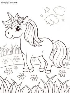 Unicorn coloring sheet printable Unicorn coloring sheet printable