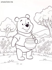 Winnie pooh coloring sheet Winnie pooh coloring sheet