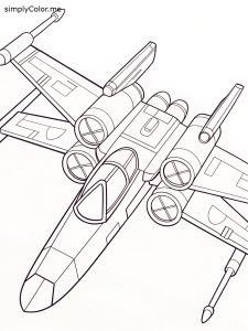 X wing coloring sheet X wing coloring sheet
