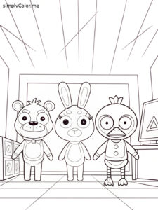 Five nights at freddy's security breach coloring page Five nights at freddy’s security breach coloring page