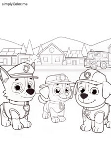 Free paw patrol coloring sheet Free paw patrol coloring sheet