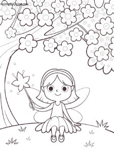 Free printable coloring sheet for girls