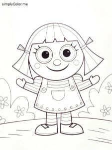 Gabby coloring sheet
