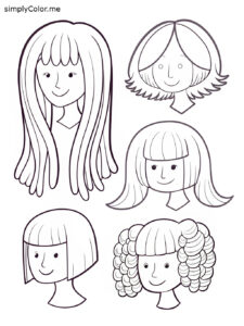 Hair coloring sheet Hair coloring sheet