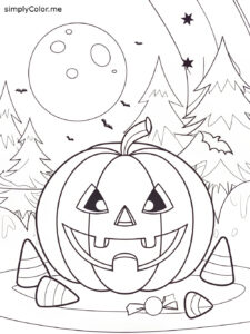 Halloween coloring cards Halloween coloring cards