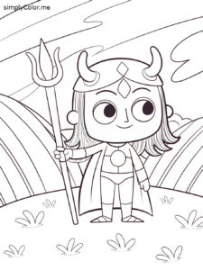 Loki coloring sheet Loki coloring sheet