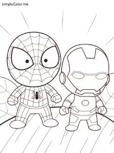 Marvel printable coloring sheet Marvel printable coloring sheet