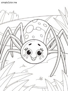 Mommy long legs coloring page