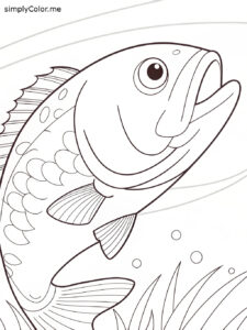 Monster coloring sheet