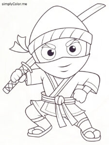 Ninja to color