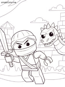 Ninjago coloring page Ninjago coloring page