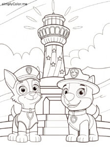 Paw patrol liberty coloring sheet Paw patrol liberty coloring sheet