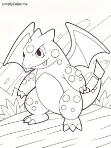 Pokemon ex coloring sheet