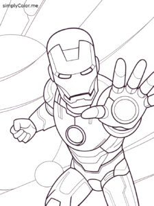 Printable iron man coloring page Printable iron man coloring page